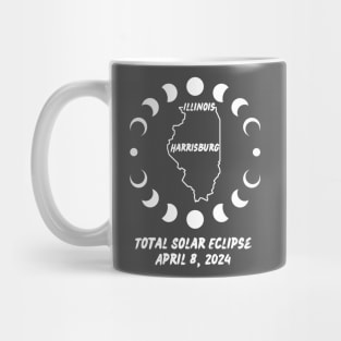 Illinois Total Solar Eclipse 2024 Mug